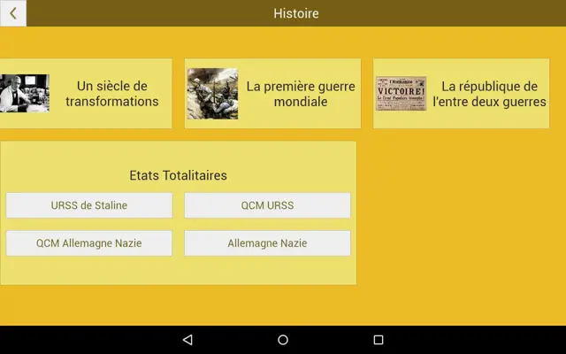 Brevet  Histoire Géographie android App screenshot 3